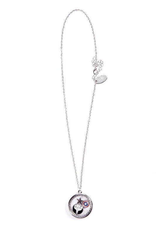 Captain America Charm Shaker Necklace