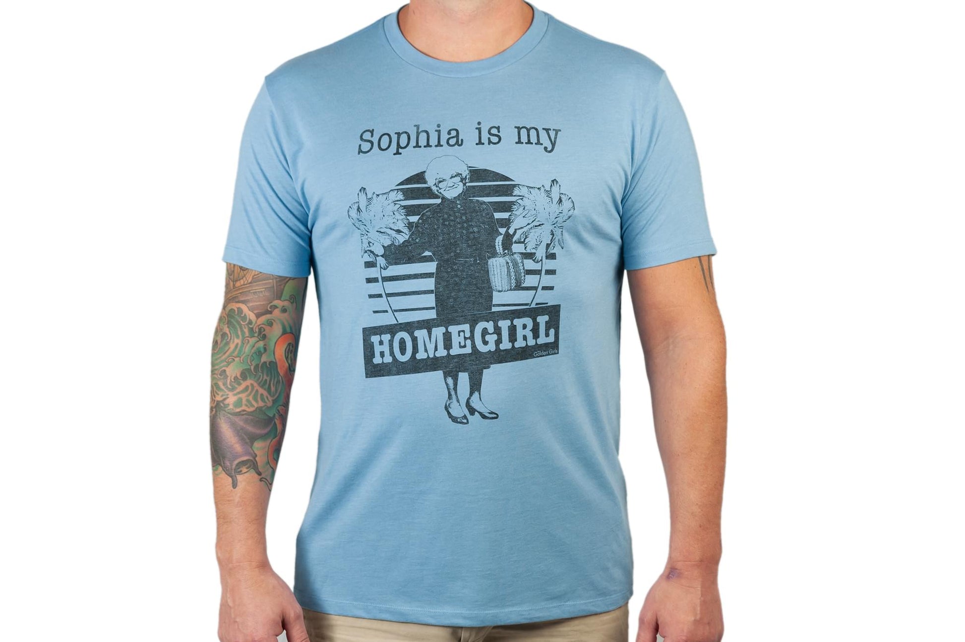 The Golden Girls 'Sophia Is My Homegirl' Men's T-Shirt Light Blue | Medium