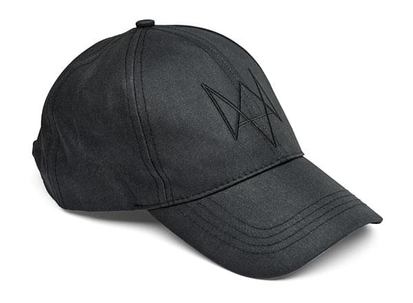 Watch Dogs Embroidered Fox Logo Black Baseball Cap Hat