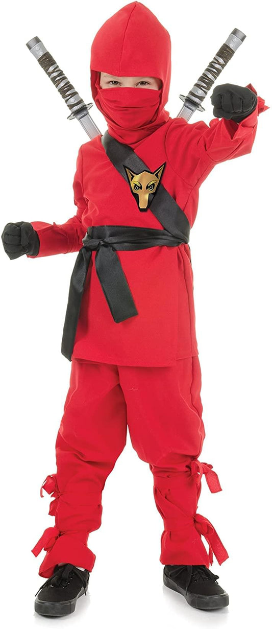 Red Ninja Child Costume | Large