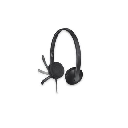 Headphones with Microphone Logitech 981-000475 USB 1,8 m Black (1 Unit)