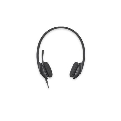 Headphones with Microphone Logitech 981-000475 USB 1,8 m Black (1 Unit)