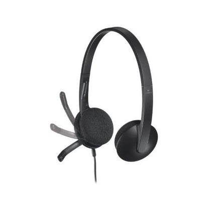 Headphones with Microphone Logitech 981-000475 USB 1,8 m Black (1 Unit)