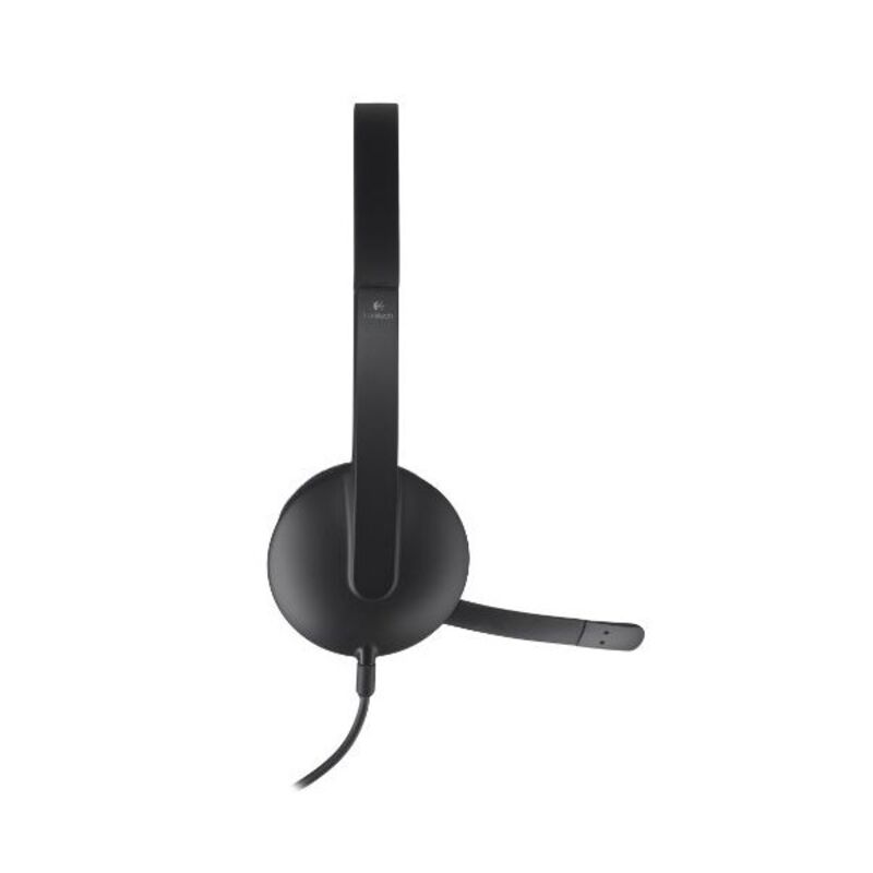 Headphones with Microphone Logitech 981-000475 USB 1,8 m Black (1 Unit)