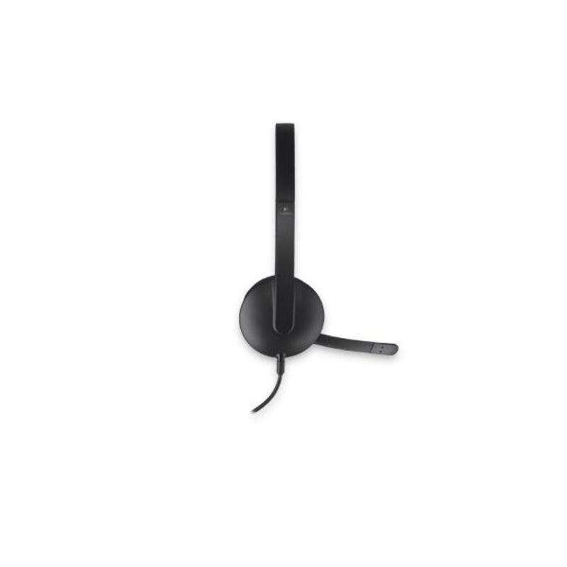 Headphones with Microphone Logitech 981-000475 USB 1,8 m Black (1 Unit)