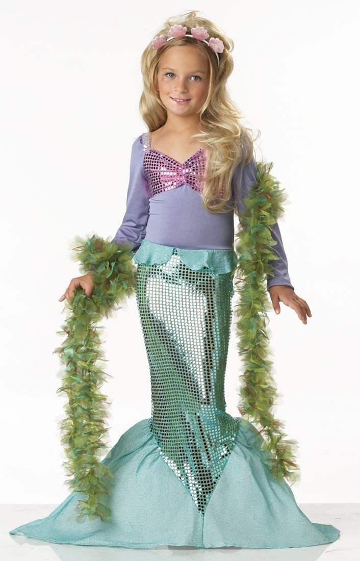 Little Mermaid Costume Child Medium 8-10