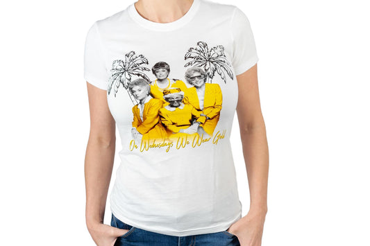 The Golden Girls 'On Wednesdays We Wear Gold' Women's T-Shirt | Small