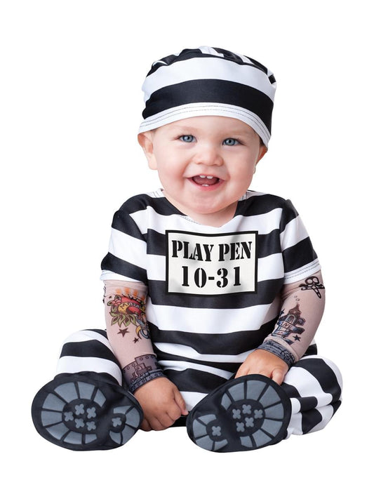 Time Out Prisoner Deluxe Infant Toddler Costume Medium 12-18 Months