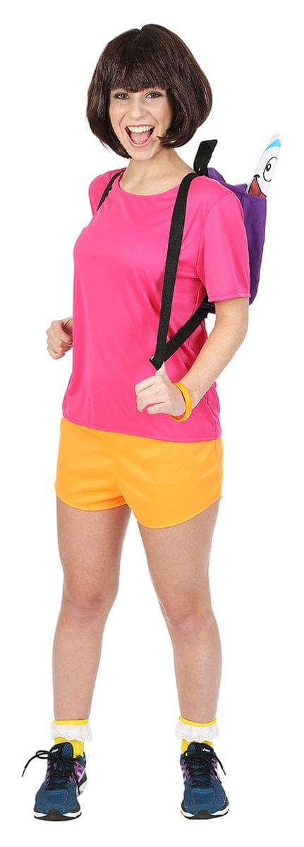 Female Hispanic Explorer Adult Costume, Large