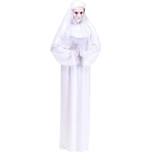 Mother Superior Scary Nun White Adult Costume Standard