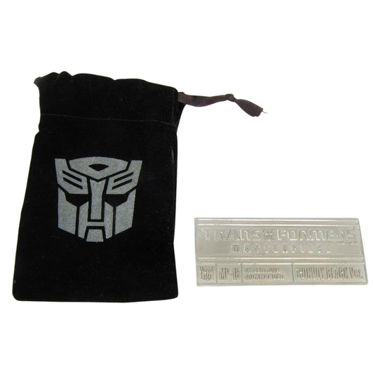 Transformers Mp-01B Black Convoy Collector Plaque by Takara