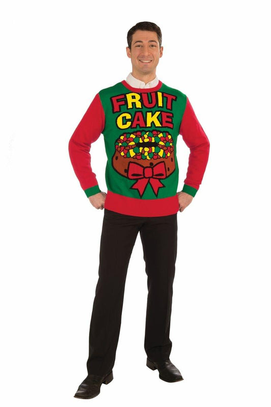 Fruit Cake Ugly Christmas Sweater Adult Large