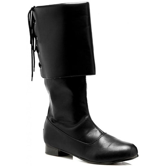 Sparrow Black Pirate Mens Costume Boots Size Medium 10-11