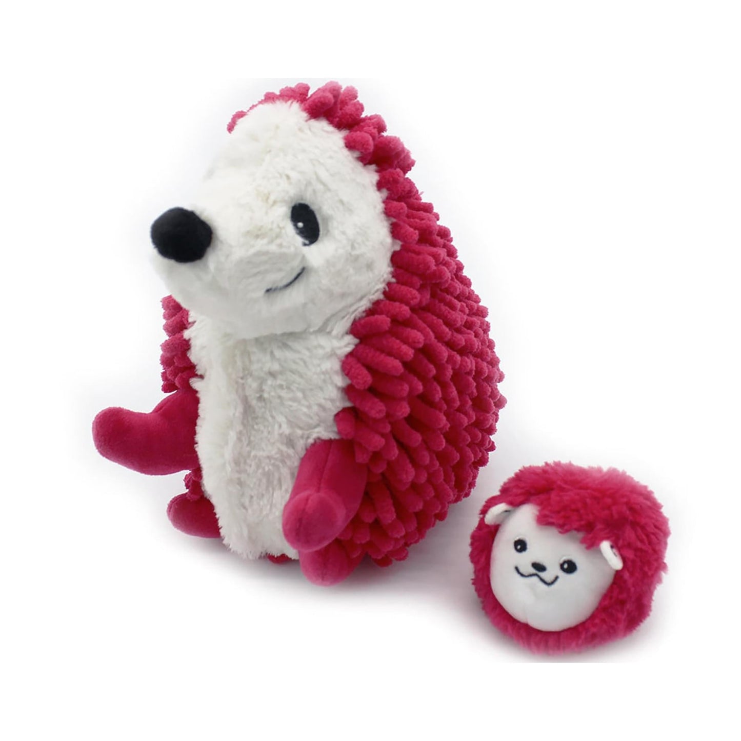 Les Delingos Ptipotos Mom and Baby Hedgehog | Red