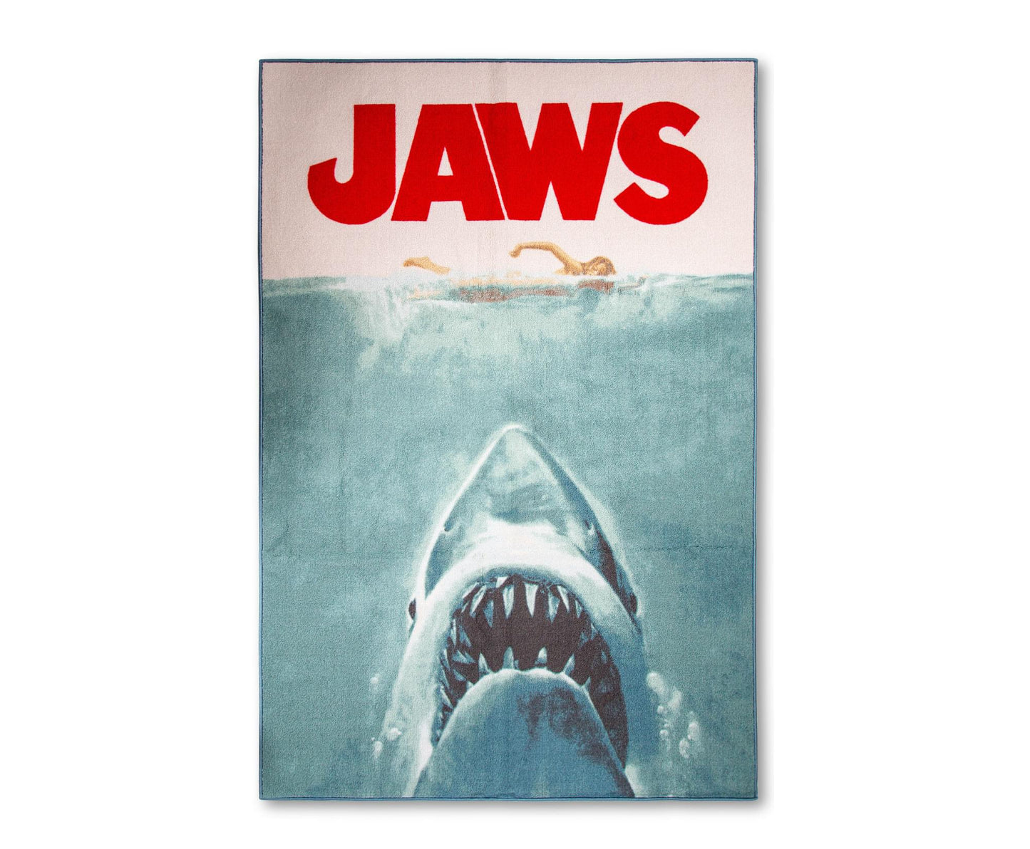 JAWS Movie Poster Printed Area Rug | 52 x 78 Inches