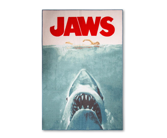 JAWS Movie Poster Printed Area Rug | 52 x 78 Inches