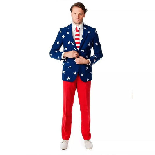 Stars and Stripes Men's Costume Suit: Size 42