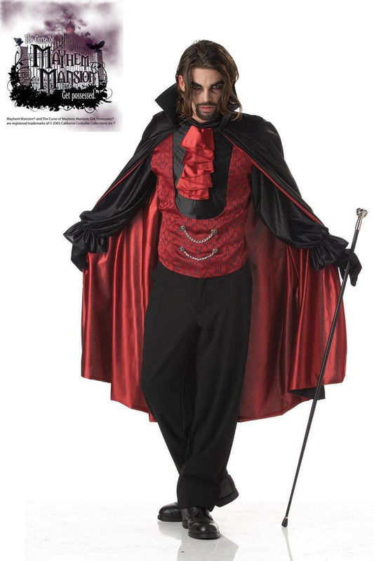 Mayhem Mansion Count Bloodthirst Vampire Costume Adult Large 42-44