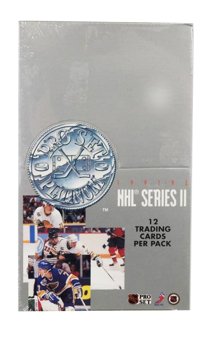 NHL 1991-92 Pro Set Series 2 Platinum Hockey Trading Cards | 36 Packs