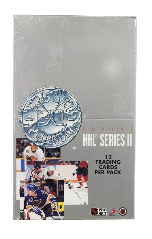 NHL 1991-92 Pro Set Series 2 Platinum Hockey Trading Cards | 36 Packs