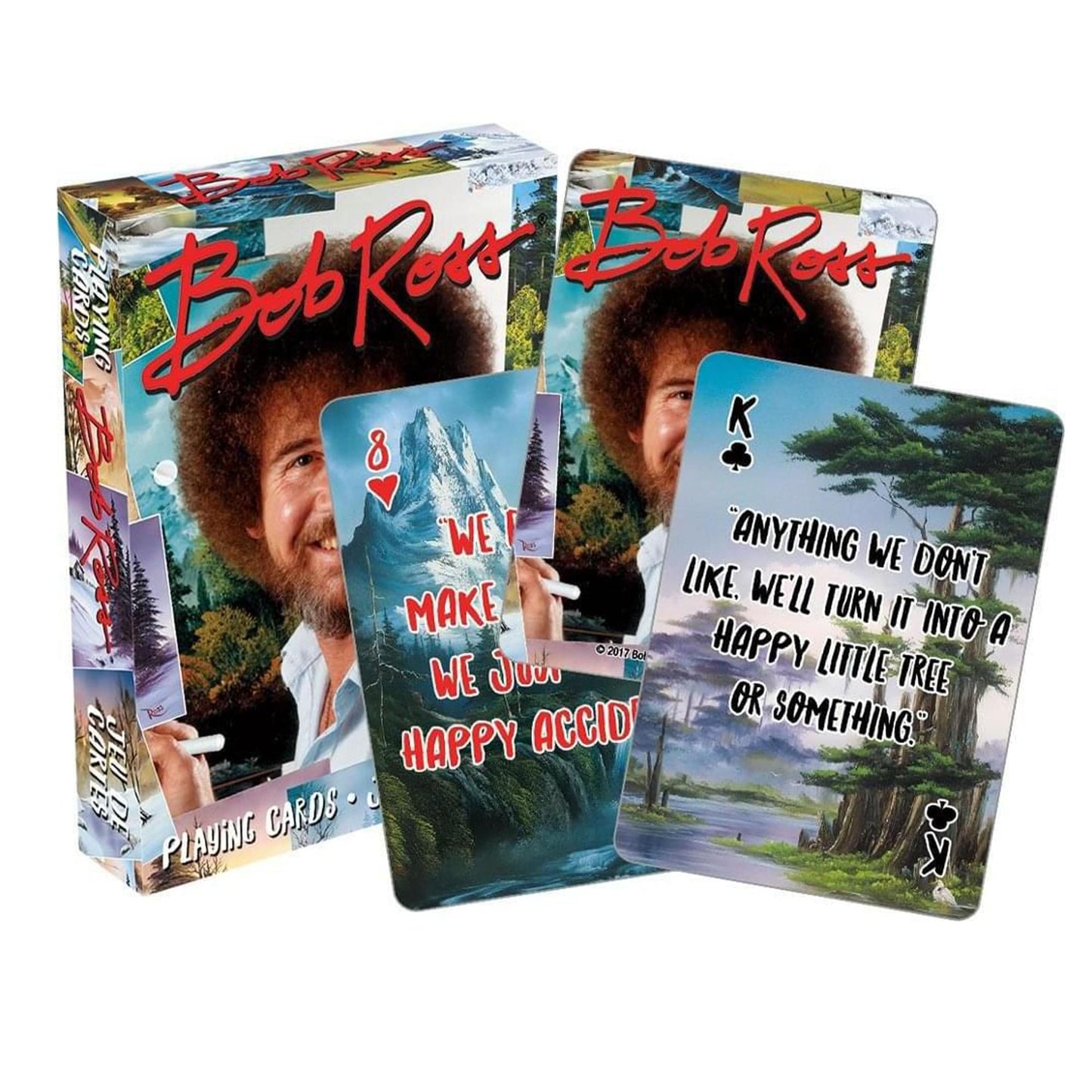 Bob Ross Quotes Multi-Image Playing Cards, Deck of 52