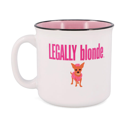 Legally Blonde "Bend and Snap" Ceramic Glitter Camper Mug | Holds 20 Ounces