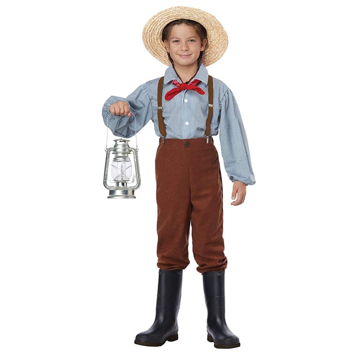 Pioneer Boy Child Costume Medium