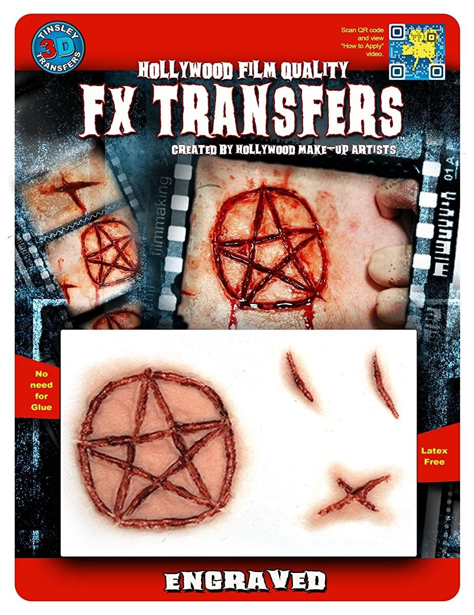 Costume 3D FX Transfers: Medium Engraved