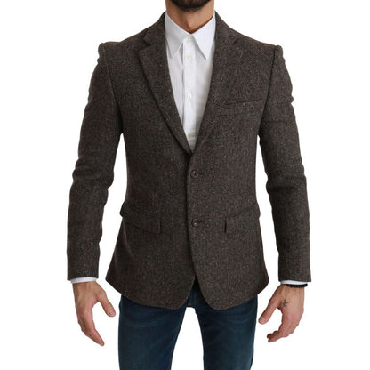 Brown Virgin Wool Suits & Blazer