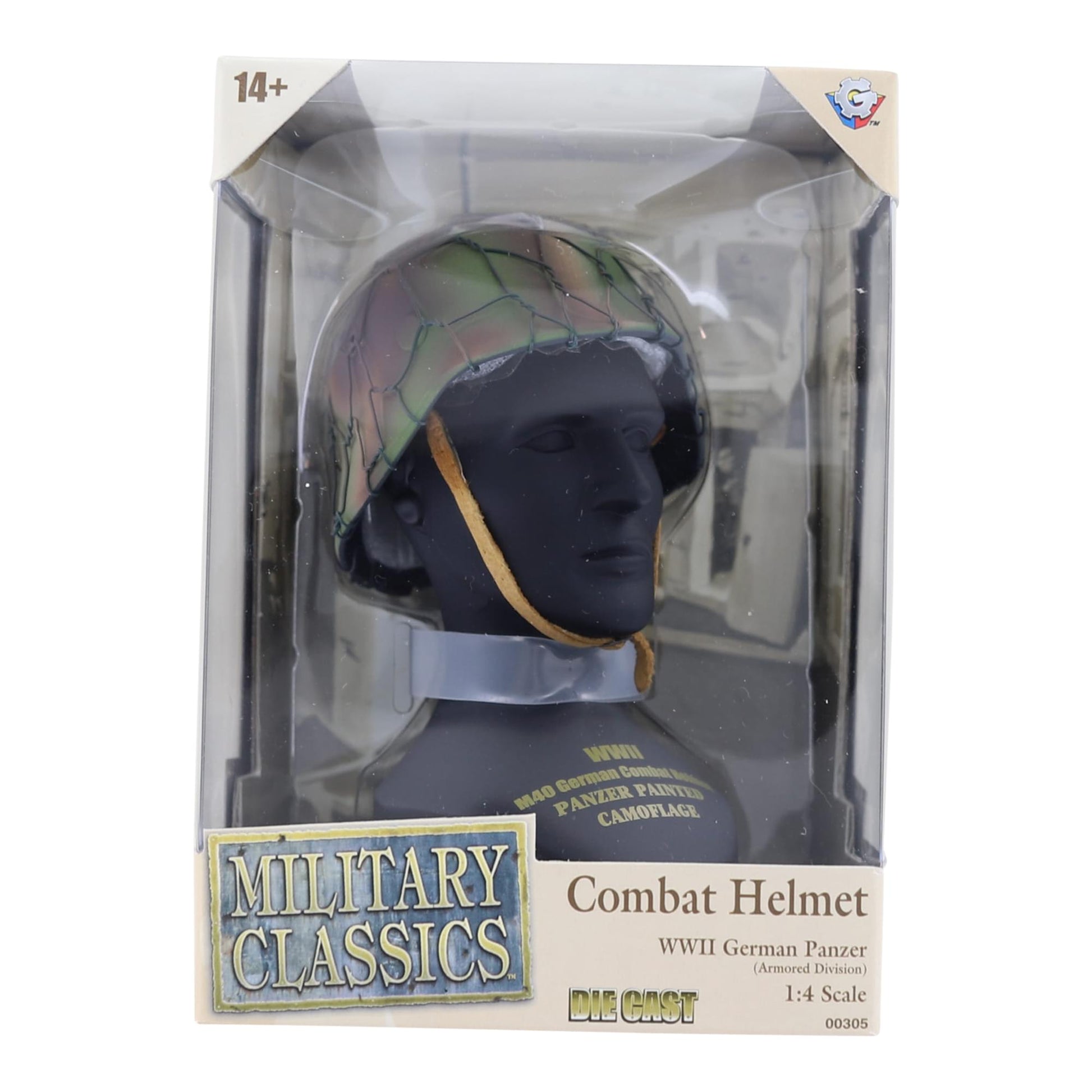 Military Scaled Helmet Replica | WWII German Panzer (Armored Division)