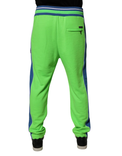 Green Blue Jogger Sweatpants Pants