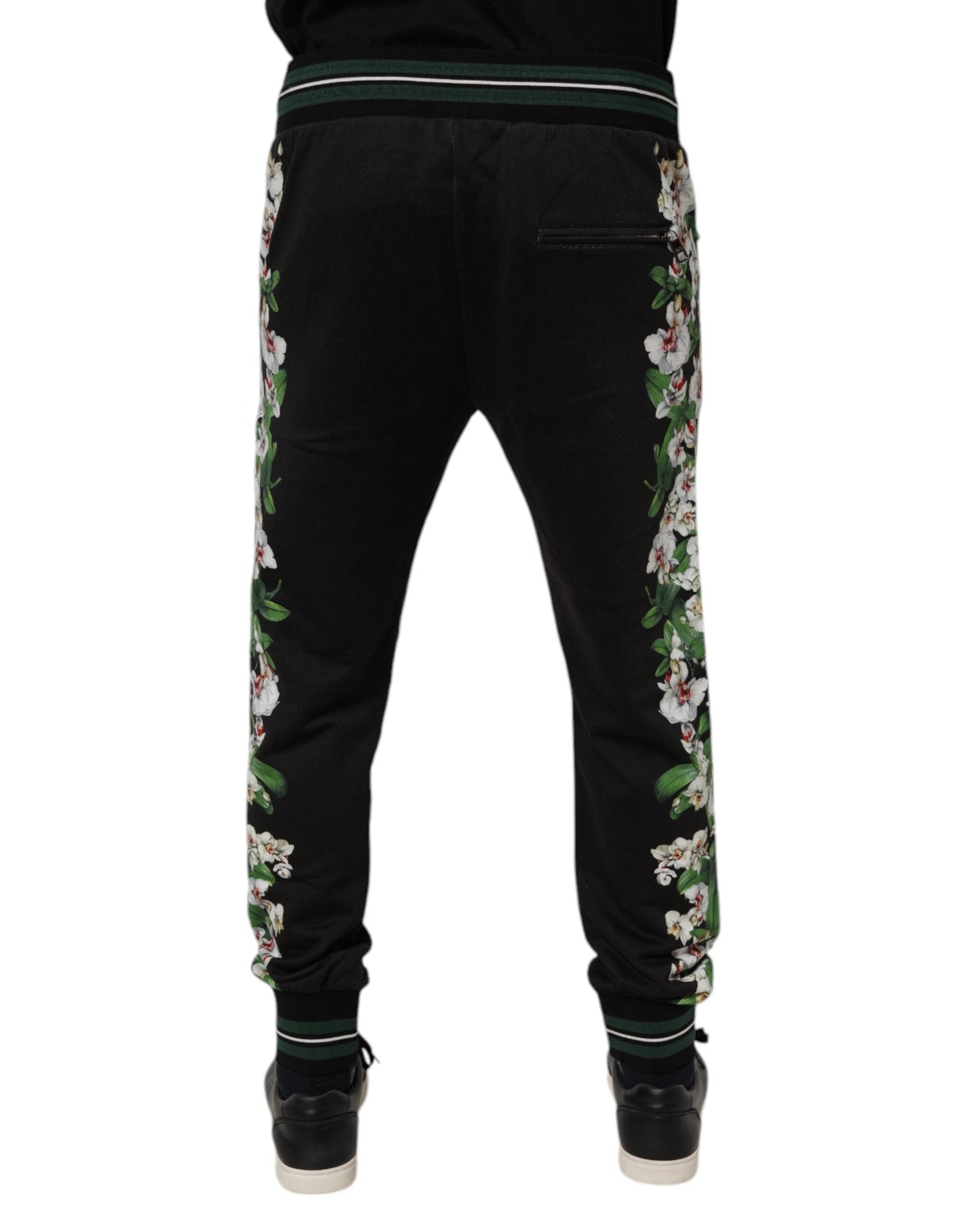 Black Floral King Men Jogger Sweatpants Pants