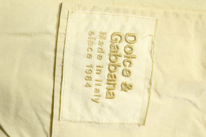 Yellow Nylon Cargo Chain Men Jogger Pants