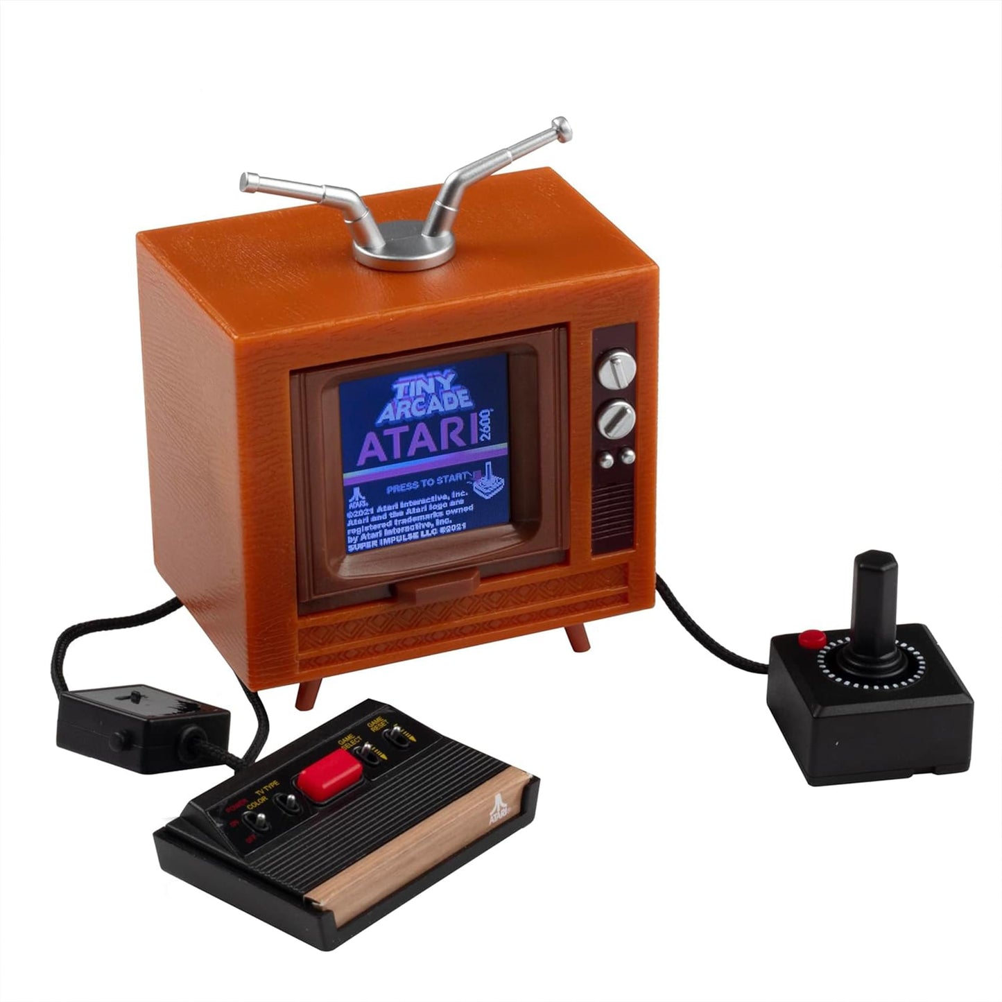Tiny Arcade Atari 2600 3.5 Inch Playable Mini Retro Game