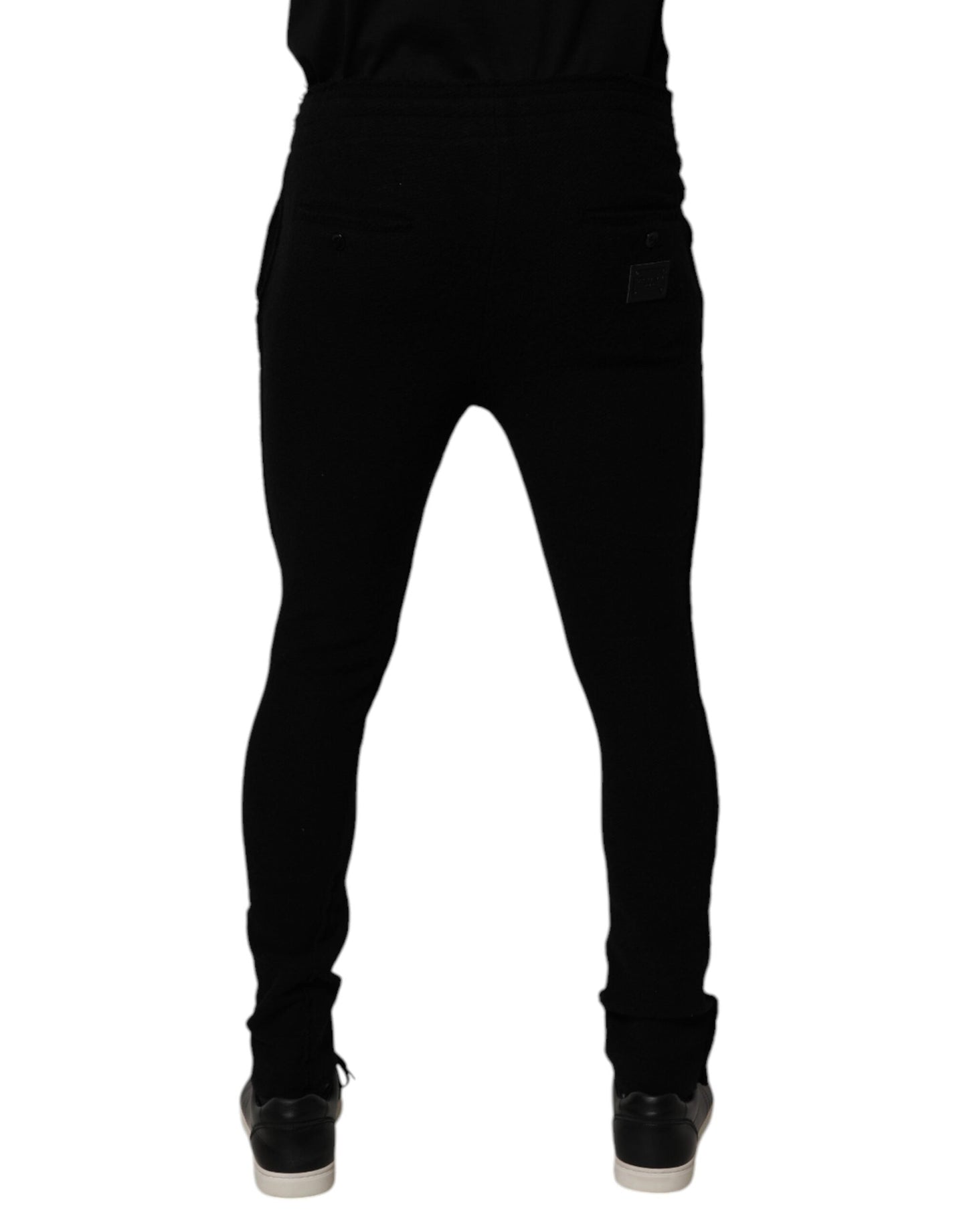 Black Cashmere Jogger Men Sweatpants Pants