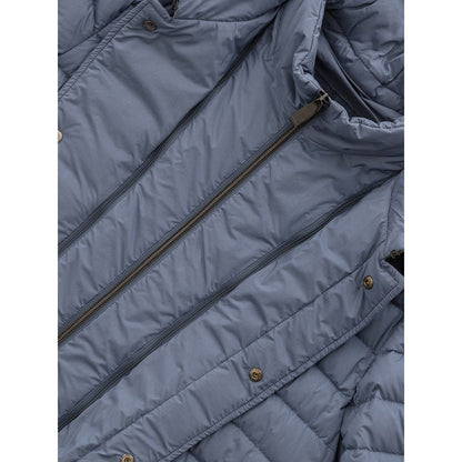 Blue Polyester Jackets & Coat