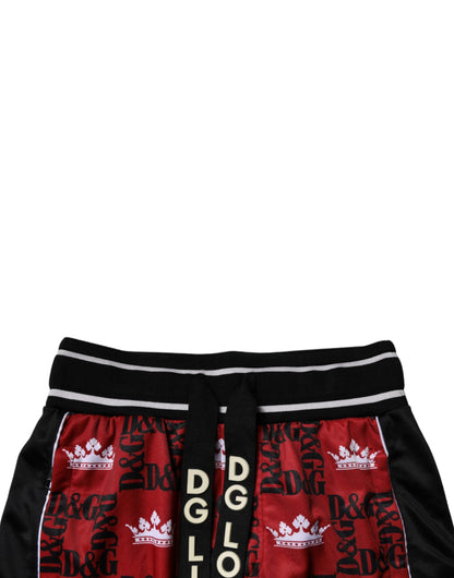 Red Crown Logo Monogram Men Sweatpants Pants