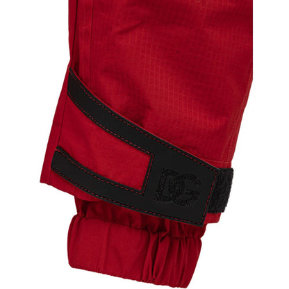 Red Polyamide Pant