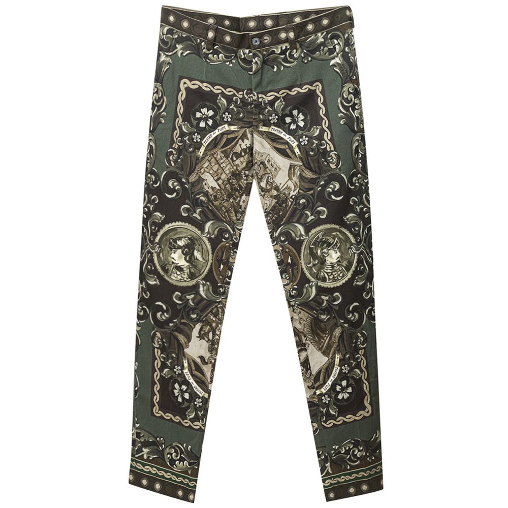 Green Cotton Pant