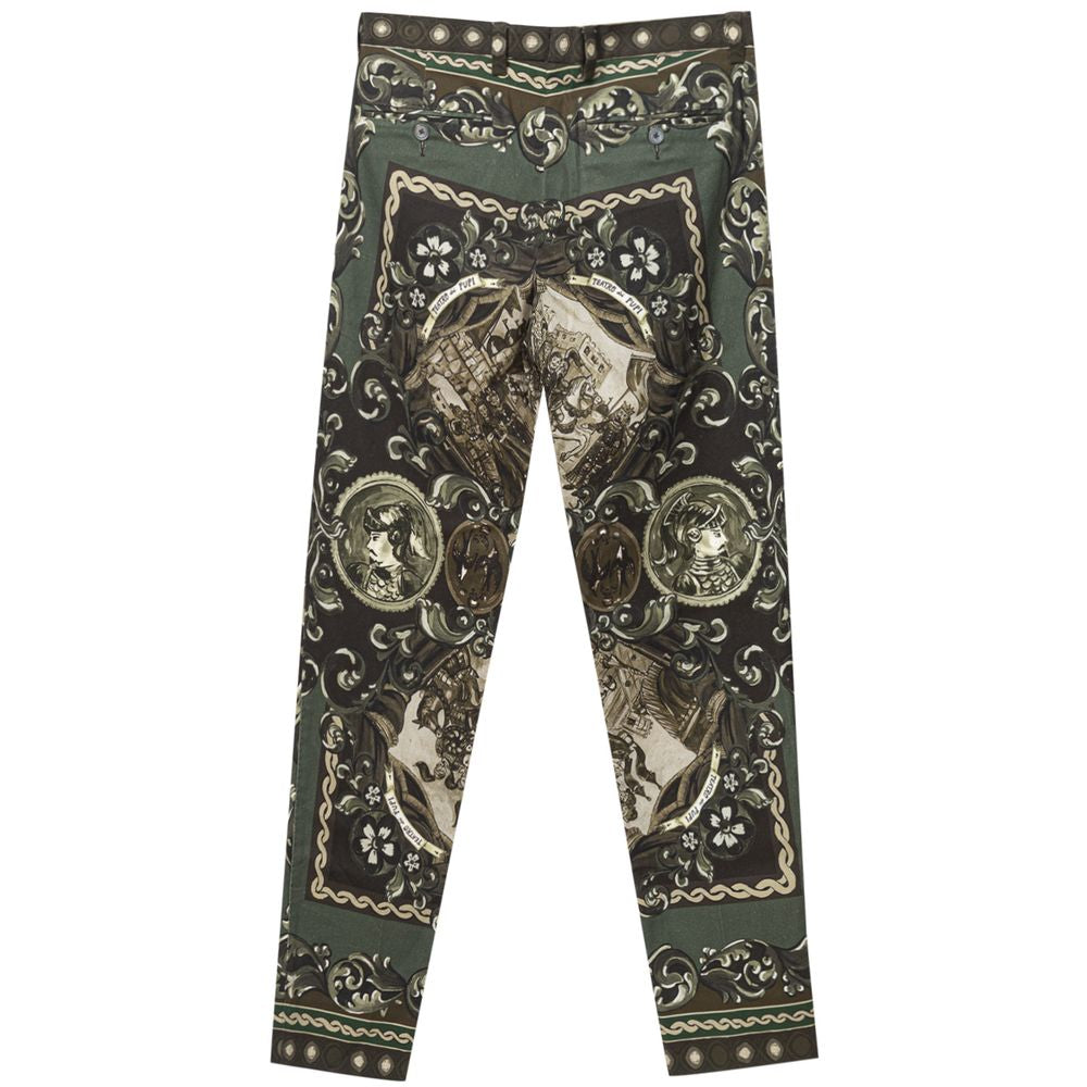 Green Cotton Pant