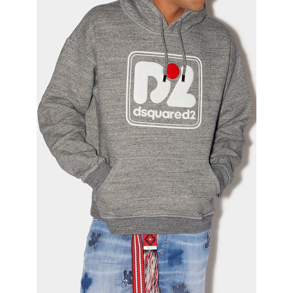 Gray Cotton Hoody