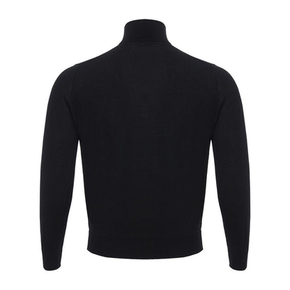 Italian Cashmere Luxury Black Sweater
