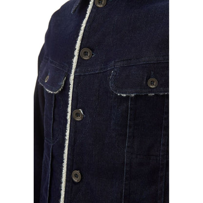 Blue Cotton Jackets & Coat