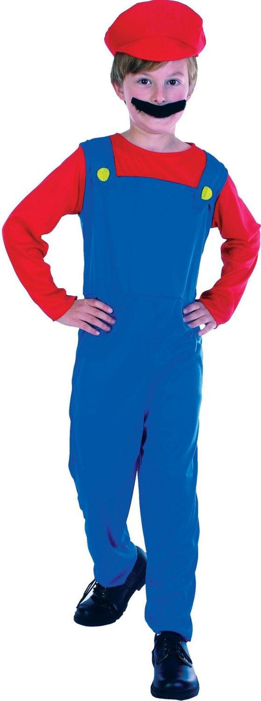 Super Plumber Child Costume - Large