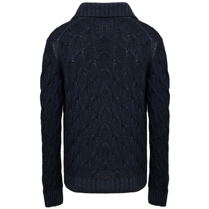 Blue Cashmere Cardigan