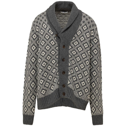 Bicolor Cashmere Cardigan