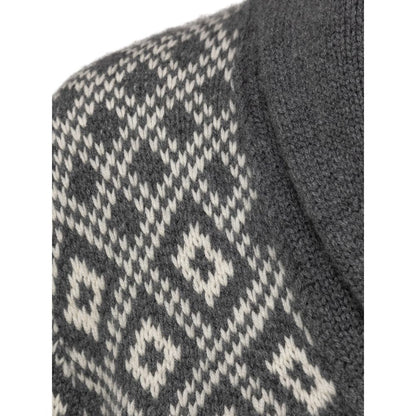 Bicolor Cashmere Cardigan
