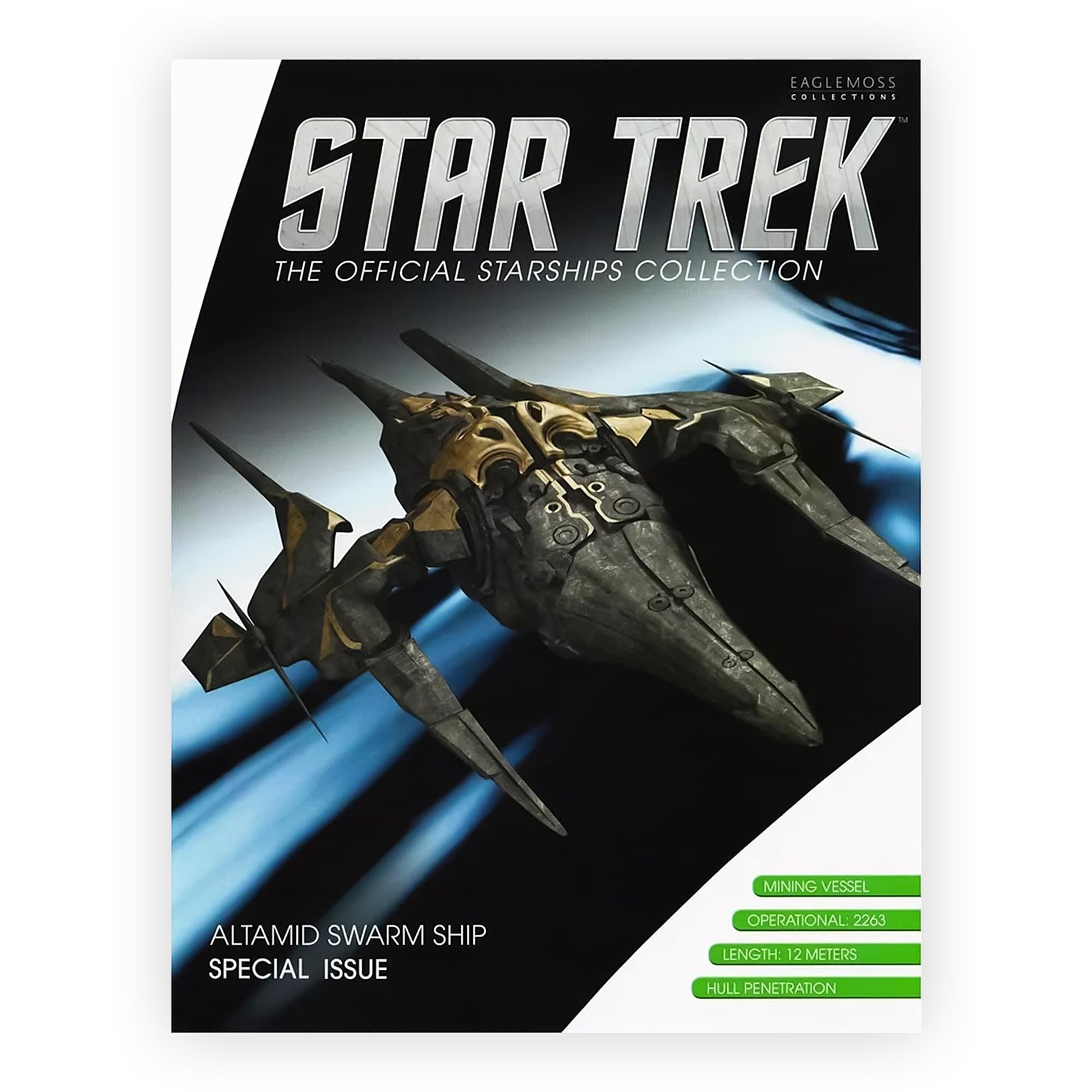 Eaglemoss Star Trek Starships Altamid Swarm Ship Magazine