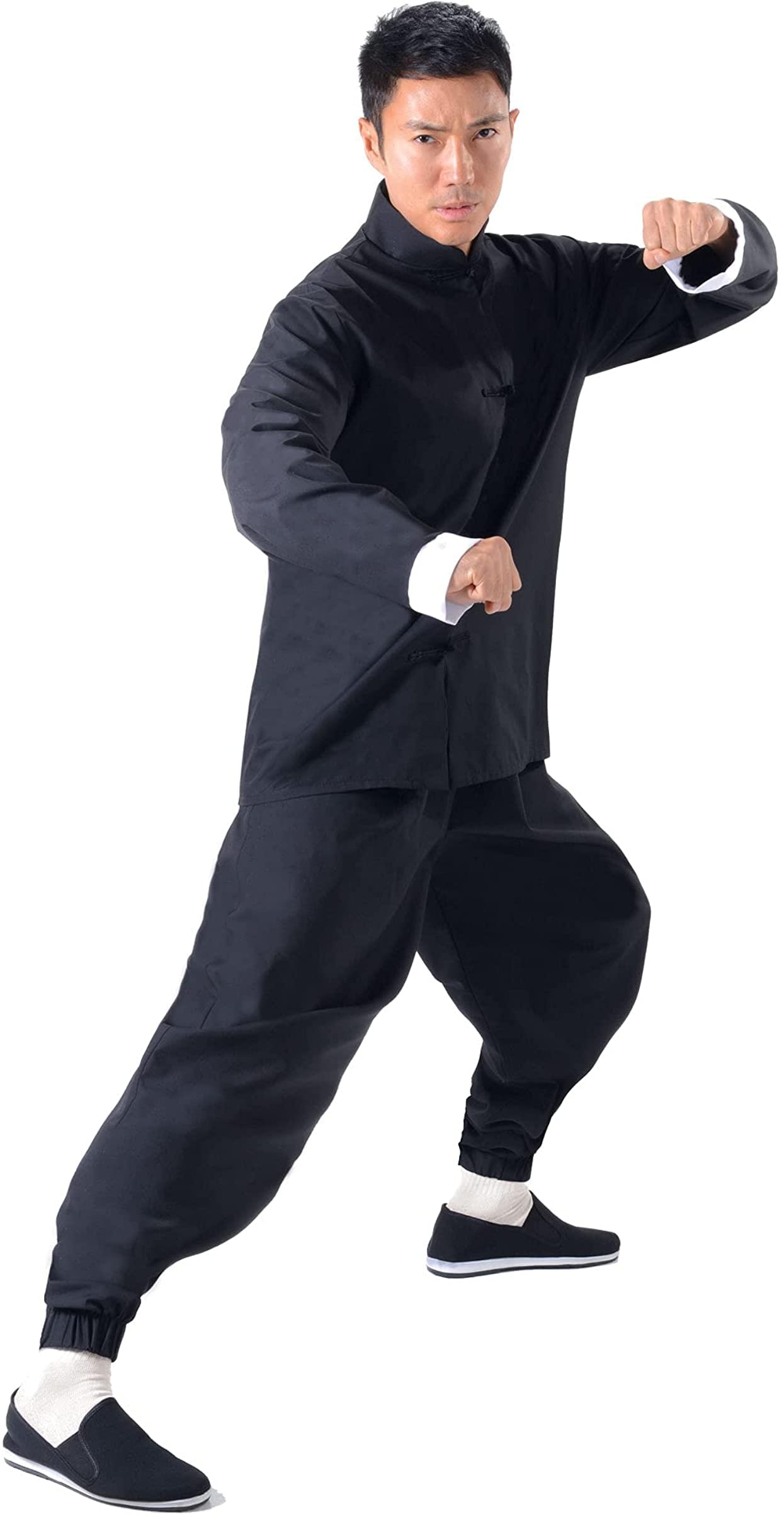 Bruce Lee Gung Fu Suit Adult Costume | SM/MD
