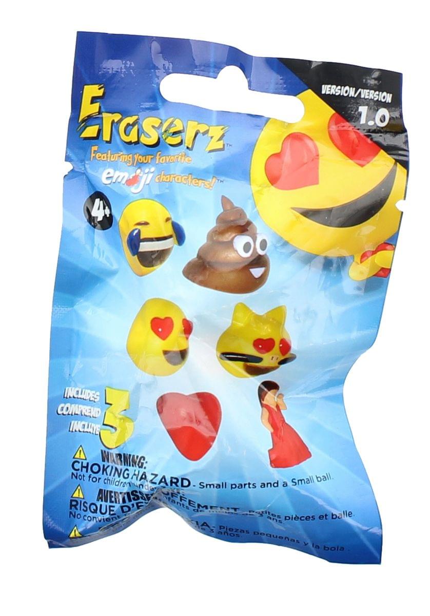 Eraserz Emoji Character Blind Bag Of 3